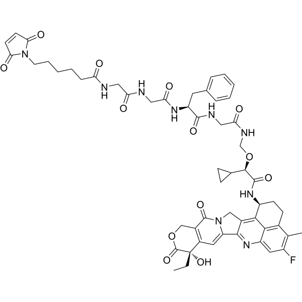 MC-Gly-Gly-Phe-Gly-(R)-Cyclopropane-Exatecan 2414254-51-4